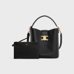 MEDIUM LOUISE BAG IN SMOOTH CALFSKIN BLACK - Image 4